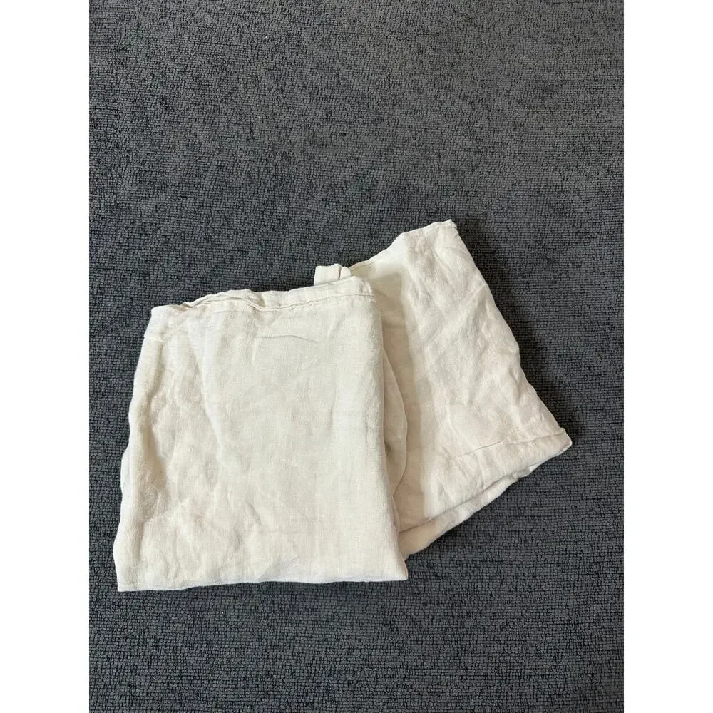 Parachute 100% Linen Pillowcases King Ivory Set of 2